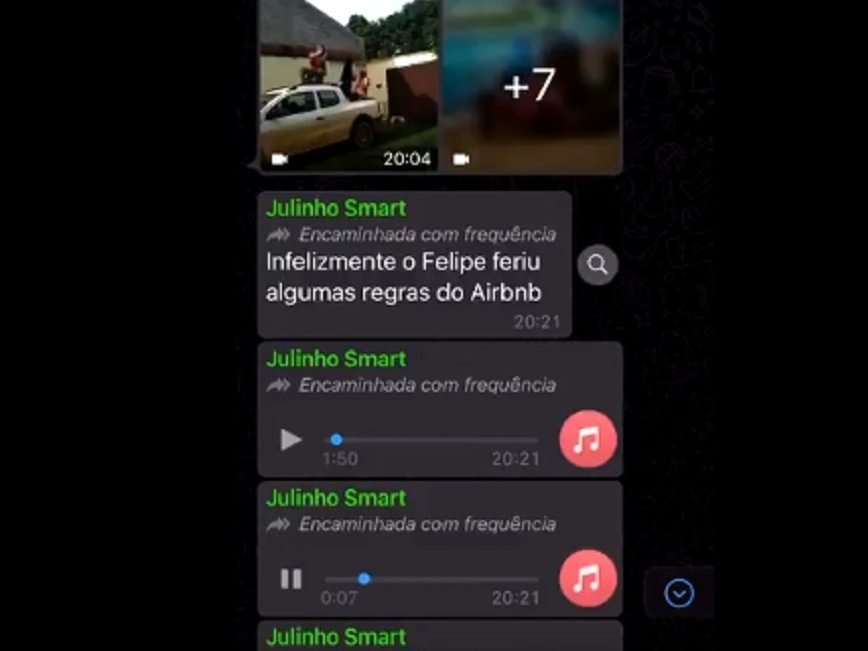 Eu entendo Verônica, dona do Airbnb que Felipe alugou pra fazer uma suruba