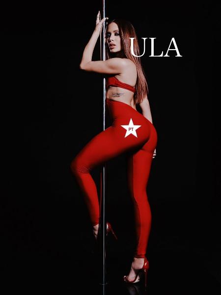 Anitta faz montagem com estrela do PT no bumbum - Reprodução/Twitter