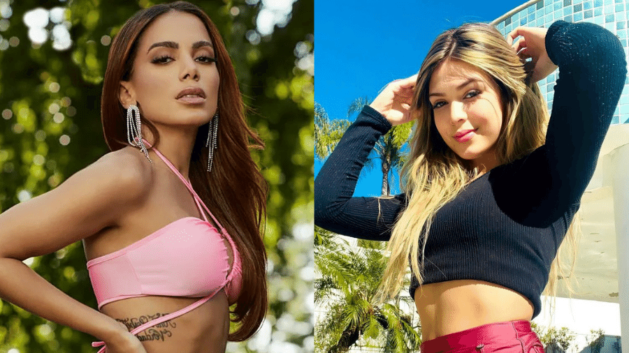 Melody e Anitta trocam farpas há anos nas redes sociais e em entrevistas - Reprodução/Instagram