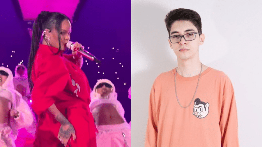 No Super Bowl, Rihanna tocou um remix de "Rude Boy" feito pelo baiano DJ Klean - Reprodução/Instagram