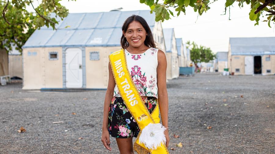Paola venceu o concurso de miss trans em Roraima em 2023