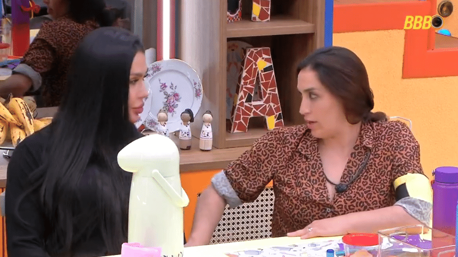 BBB 25: Daniele Hypolito conversa com Gracyanne sobre seus ovos