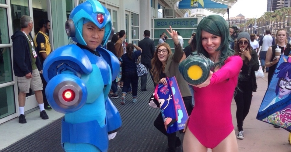 9.jul.2015 - Participantes da Comic-Con investem nas fantasias para acompanhar as atrações do evento que se realiza em San Diego