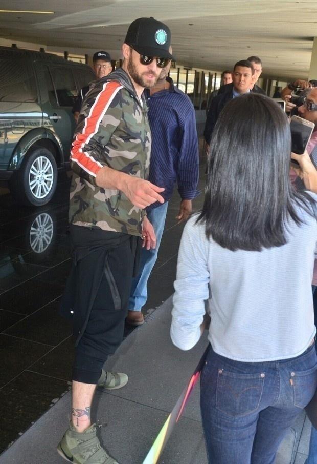 Justin Timberlake desembarcou na manhã dest sexta-feira no Rio de Janeiro - AgNews