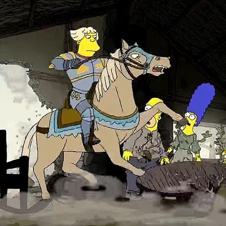 Jaime Lannister em Os Simpsons - Reprodução