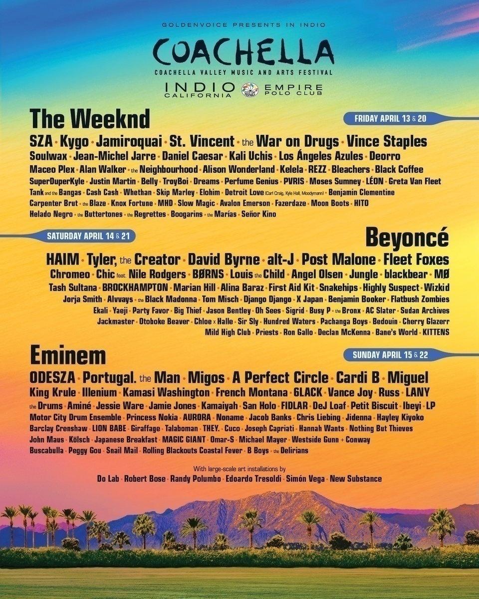 Os maiores festivais internacionais de 2018 - Reprodução