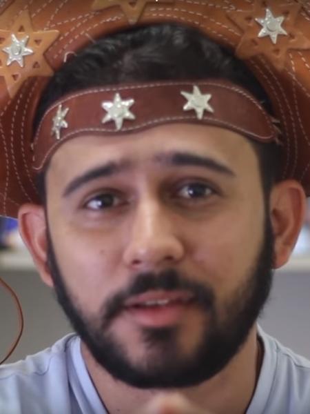 Bráulio Bessa em um de seus vídeos no Youtube - Reprodução/Youtube - Reprodução/Youtube