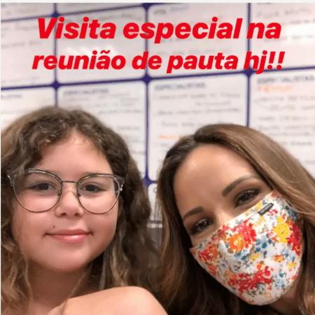 Ana Furtado ao lado da filha, Isabella - Reprodução/Instagram
