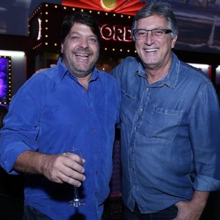 Battaglin confraternizou com Eduardo Galvão no lançamento de "Apocalipse", em novembro de 2017 - Reginaldo Teixeira/CS Eventos Divulgação - Reginaldo Teixeira/CS Eventos Divulgação