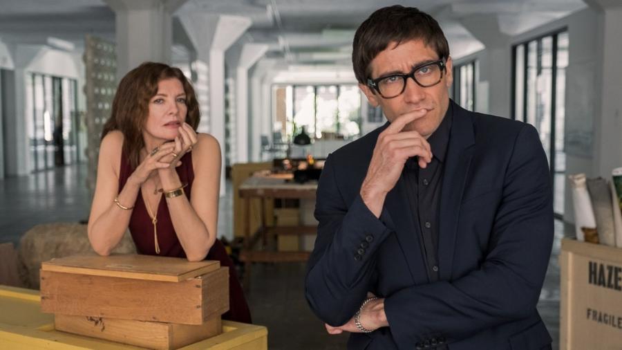 Rene Russo e Jake Gyllenhaal em cena de "Velvet Buzzsaw" - Divulgação/Claudette Barius