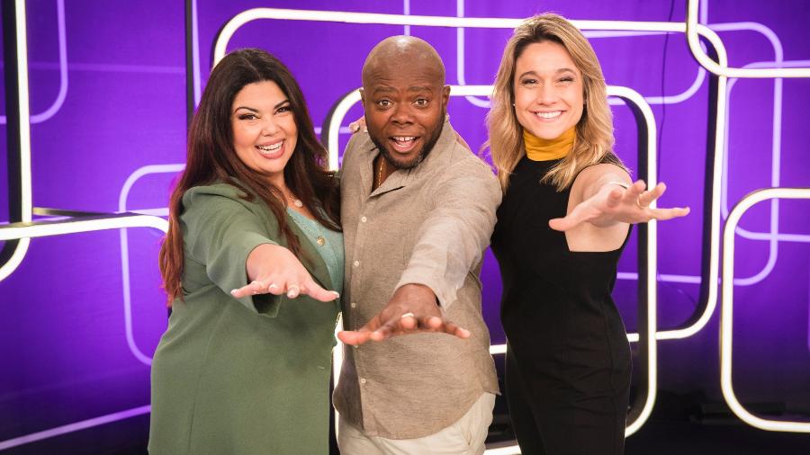 Fabiana Karla, Érico Brás e Fernanda Gentil comandam o "Se Joga", na Globo, que estreia hoje - Victor Pollak/Globo
