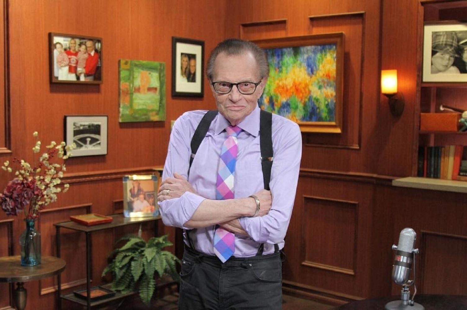 Larry King comandou durante décadas programa na CNN - Reprodução/Instagram