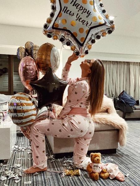 Anitta posta foto de sua festinha de ano novo - Reprodução/Twitter