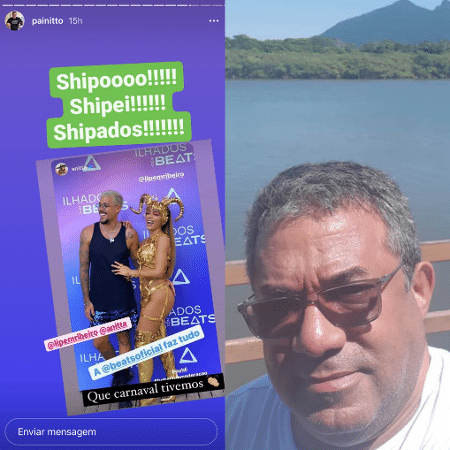 Mauro Machado parece ter aprovado Lipe Ribeiro - Reprodução/Instagram