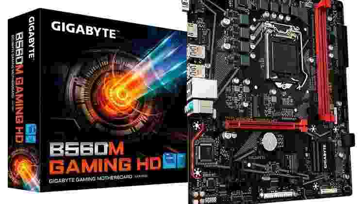 Placa-Mãe Gigabyte B560M Gaming HD - Divulgação/Gigabyte - Divulgação/Gigabyte