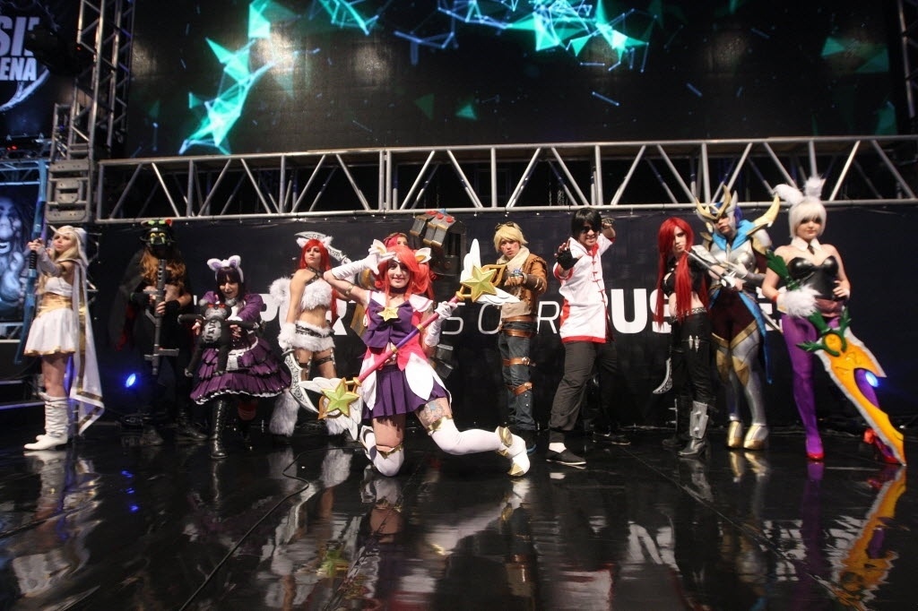 6.set.2015- Brasil Mega Arena, maior evento de e-Sports da América Latina,  promove concurso Cosplay no Expo Imigrantes, em São Paulo. Os vencedores garantem vaga no YYC BR, que leva os premiados ao Japão.  - Reinaldo Canato/UOL