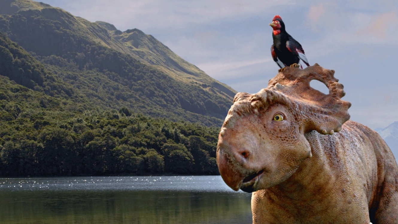 Cena de "Caminhando com Dinossauros" - Reprodução