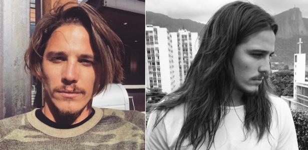 Rômulo Neto coloca mega hair para interpretar Jesus em "Paixão de Cristo" - Montagem/Reprodução/Instagram/romuloneto