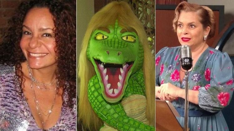 Jacira Santos e Mônica Rossi: o corpo e a voz de "Cuca", vilã do "Sítio do Picapau Amarelo" - Montagem/Reprodução/Facebook/Divulgaçãjavascript:void(0);o/TV Globo - Montagem/Reprodução/Facebook/Divulgaçãjavascript:void(0);o/TV Globo