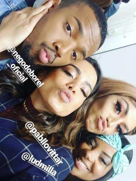 Nego do Borel, Anitta, Pabllo Vittar e Ludmilla - Reprodução/Instagram - Reprodução/Instagram