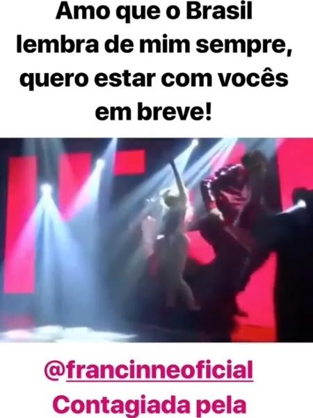Thalía elogia brasileira e avisa que quer voltar ao Brasil - Reprodução/Instagram/thalia - Reprodução/Instagram/thalia