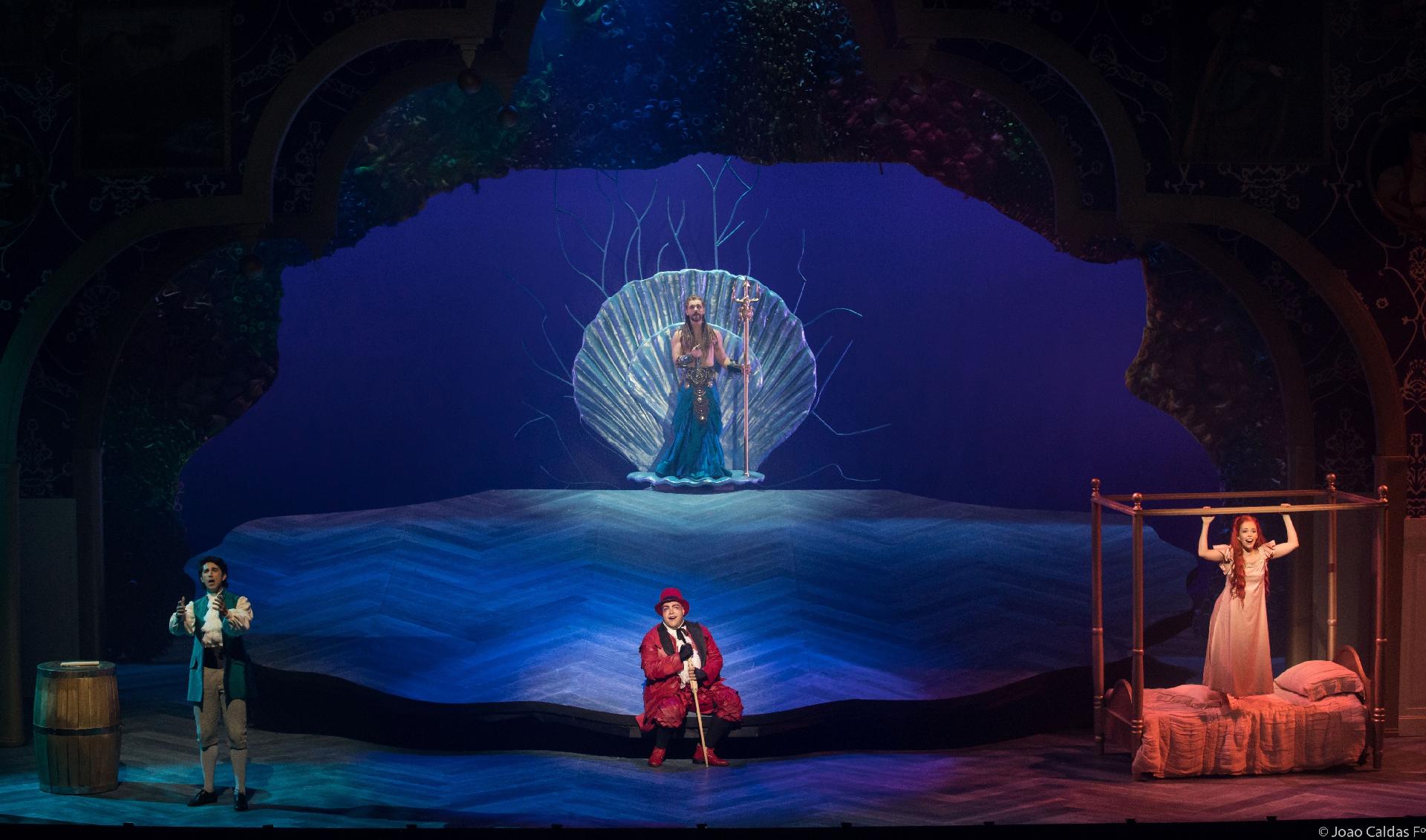 Elenco do musical "A Pequena Sereia" - João Caldas/Divulgação