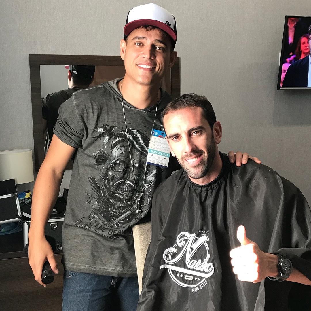 Neymar "empresta" seu cabeleireiro a jogadores do Uruguai - Reprodução/Instagram