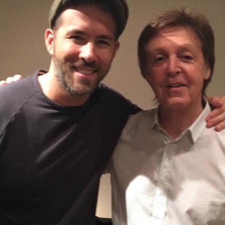 Ryan Reyniolds e Paul McCartney - Reprodução/Instagram