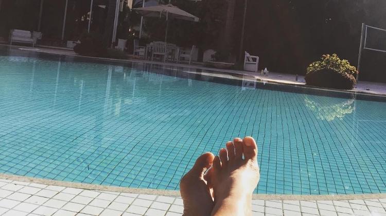 Em suas redes sociais, Xuxa posta imagens de pequenos detalhes de sua mansão como a piscina na área externa do imóvel - Reprodução/Instagram/@xuxamenegheloficial - Reprodução/Instagram/@xuxamenegheloficial