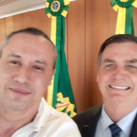 Roberto Alvim e Jair Bolsonaro Roberto Alvim e Jair Bolsonaro