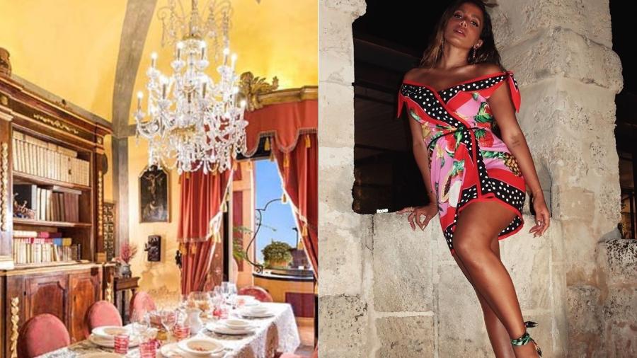 Anitta passa férias na Itália e está hospedada em palácio - Reprodução/Instagram
