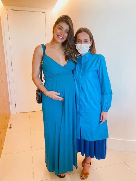 Fran Grossi em seu provável última consulta antes do parto - Divulgação/Instagram