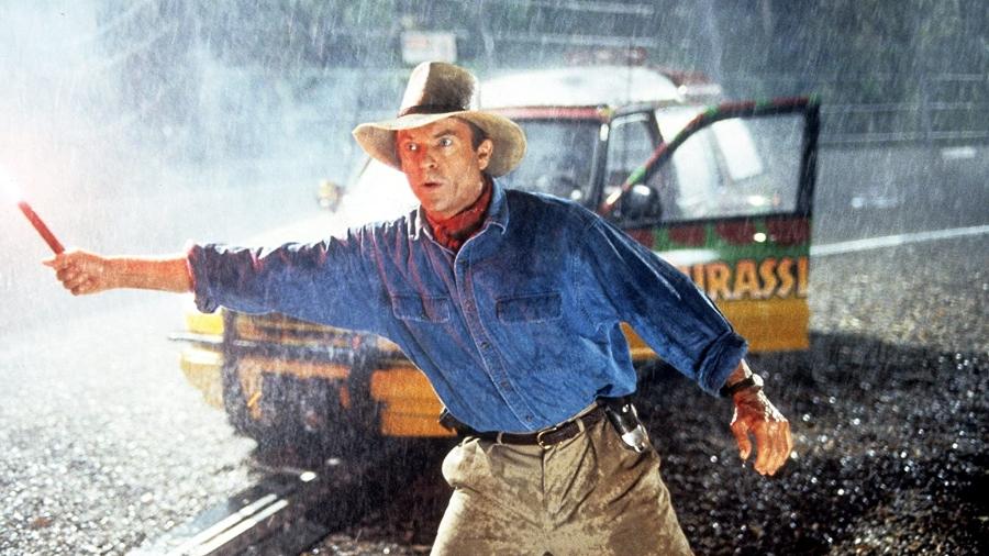 Sam Neill em "Jurassic Park" de 1993 - Reprodução/IMDB