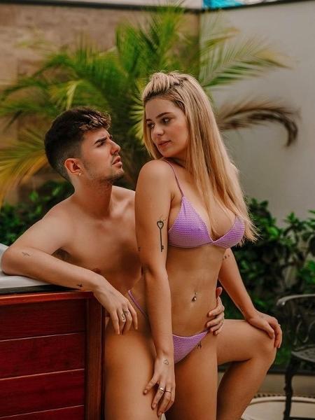 Viih Tube e o namorado Bruno Magri; os dois passaram quarentena juntos no apartamento da influenciadora - Reprodução/Instagram