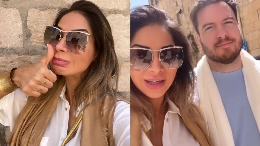 Maira Cardi diz que noivo riu de sua queda durante viagem em Israel - Reprodução/Instagram