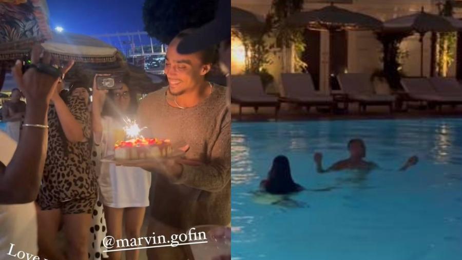 Bailarinos da Madonna aproveitam pool party privada no Rio de Janeiro - Reprodução/Instagram