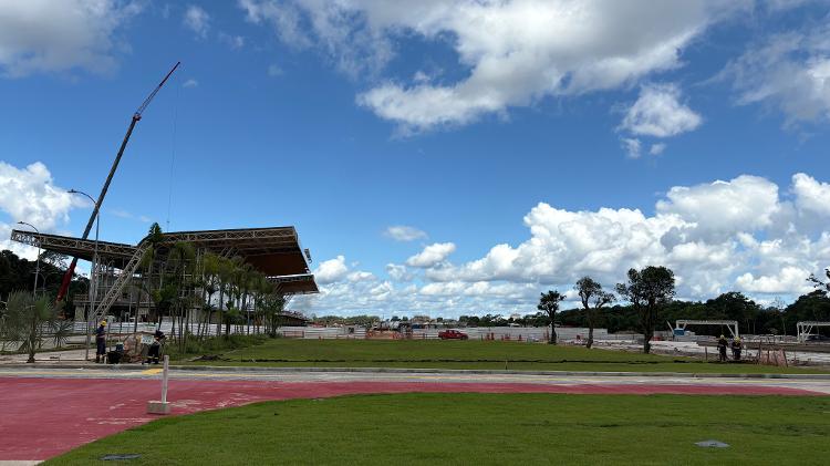 Área do Parque da Cidade onde será instalada a blue zone na COP30 Área do Parque da Cidade onde será instalada a blue zone na COP30