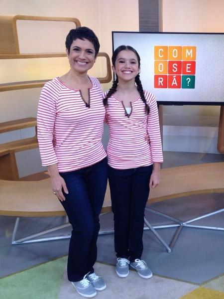 Sandra Annenberg e a filha, Elisa, no "Como Será?" - Divulgação/TV Globo - Divulgação/TV Globo