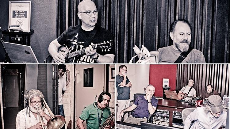 Paralamas do Sucesso em estúdio para gravar o 21º da carreira - Fabiano Montezuma - Fabiano Montezuma