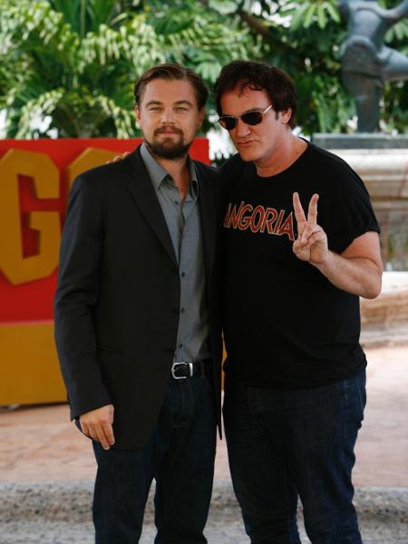 Leonardo DiCaprio e Quentin Tarantino divulgam "Django Livre" em Cancún, no México, em 2012 - Matt Dames/Sony via Getty Images