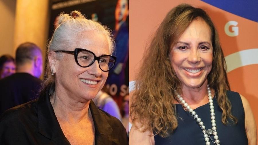 As atrizes Vera Holtz (à esq.) e Arlete Salles estão em nova série de Miguel Falabella - Divulgação / TV Globo