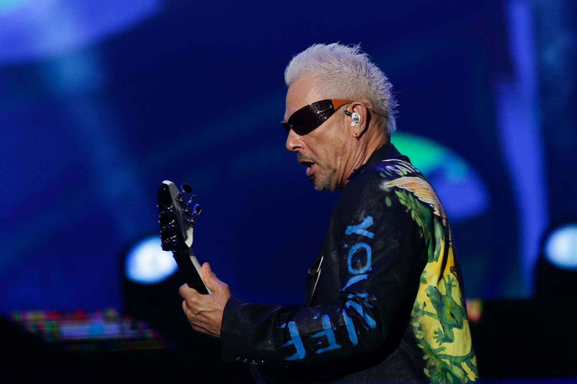 Rudolf Schenker, guitarrista do Scorpions, em show no Rock in Rio - Rudy Trindade/FramePhoto/Estadão Conteúdo