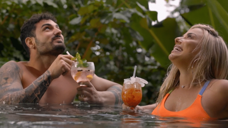 João e Marcelle; os dois ficaram em um date e Lipe ficou mordido de ciúmes - Divulgação/MTV - Divulgação/MTV