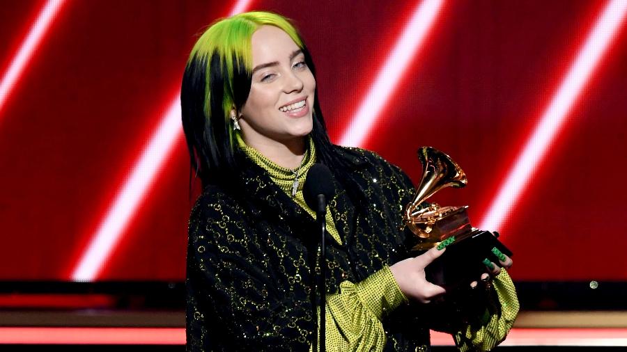 Billie Eilish levou seis prêmios em sua estreia no Grammy - Kevin Winter/Getty Images for The Recording Academy