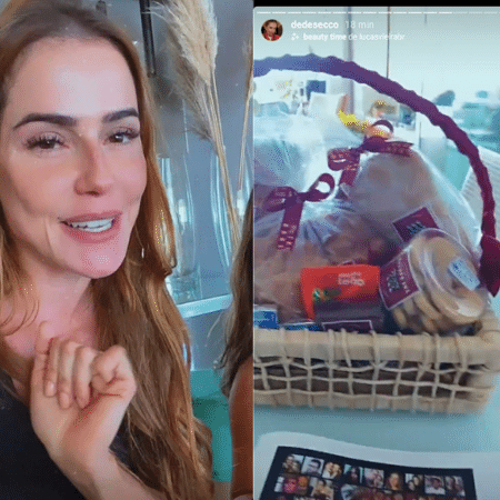 Deborah Secco mostra os presentes recebidos pelos fãs  - Reprodução/Instagram