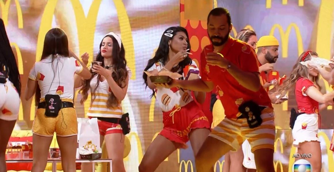 BBB 21: Brothers se animam com comidas da festa - Reprodução/ Globoplay