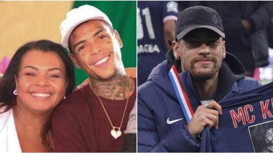 Mãe de MC Kevin, Valquíria, agradeceu apoio de Neymar - Reprodução: Instagram