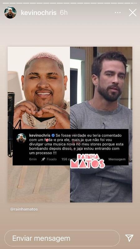 A Fazenda 2021: Kevin O Chris compartilha publicação da Rainha Matos - Reprodução/Instagram - Reprodução/Instagram