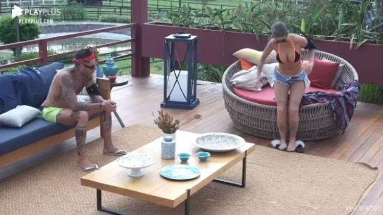 A Fazenda 2021: Gui Araujo desabafa com Lary Bottino  - Reprodução/PlayPlus - Reprodução/PlayPlus