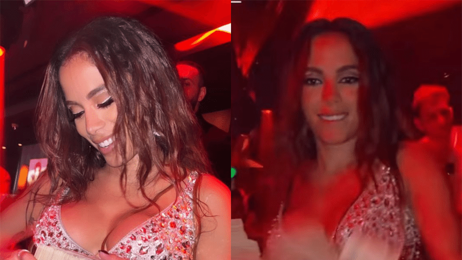 Durante a festa, Anitta teve suas músicas tocadas na casa noturna  - Reprodução / Instagram